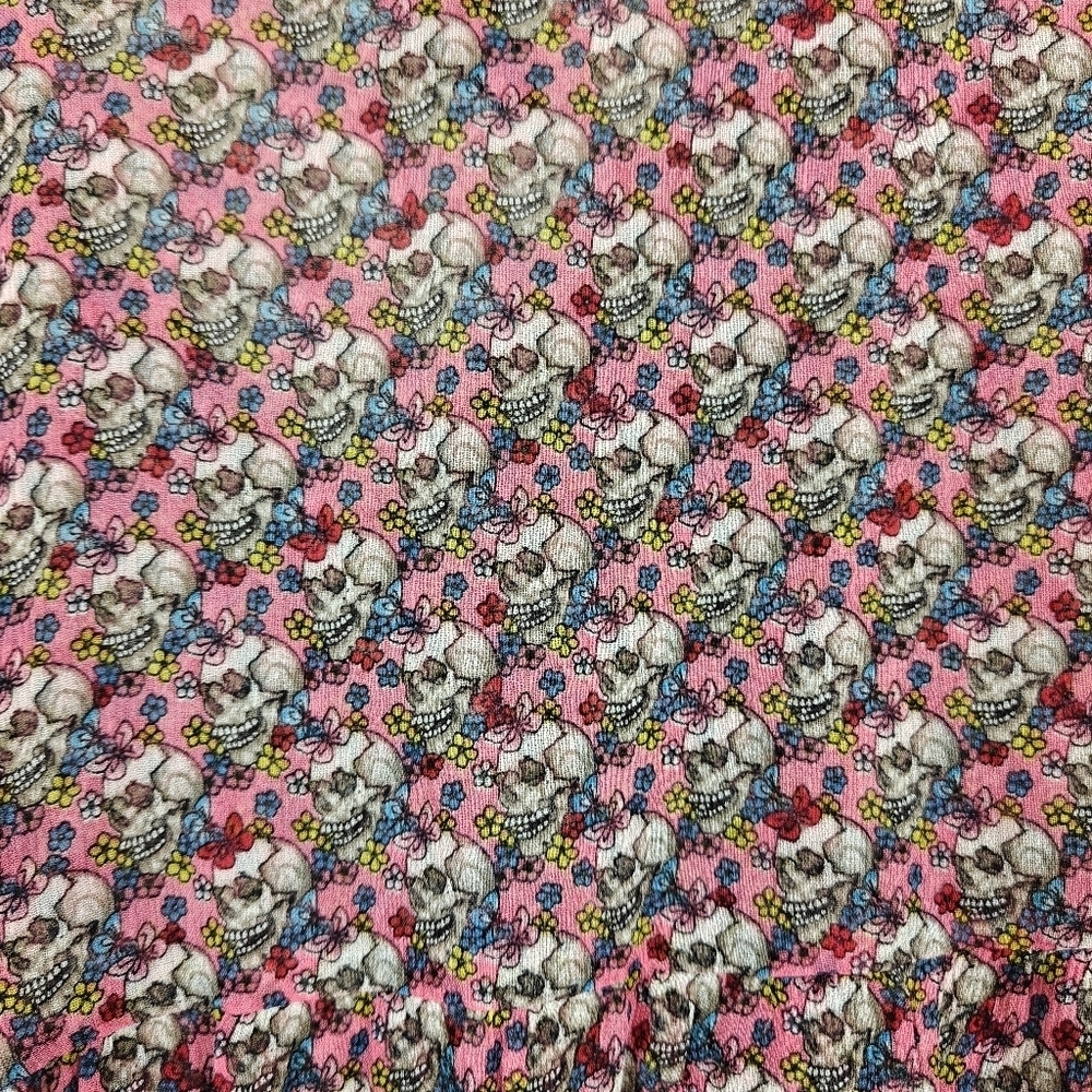 ZADIG & VOLTAIRE Women's Reevas Liberty Skull Mini Cinch Waist Dress Small - Picture 15 of 15